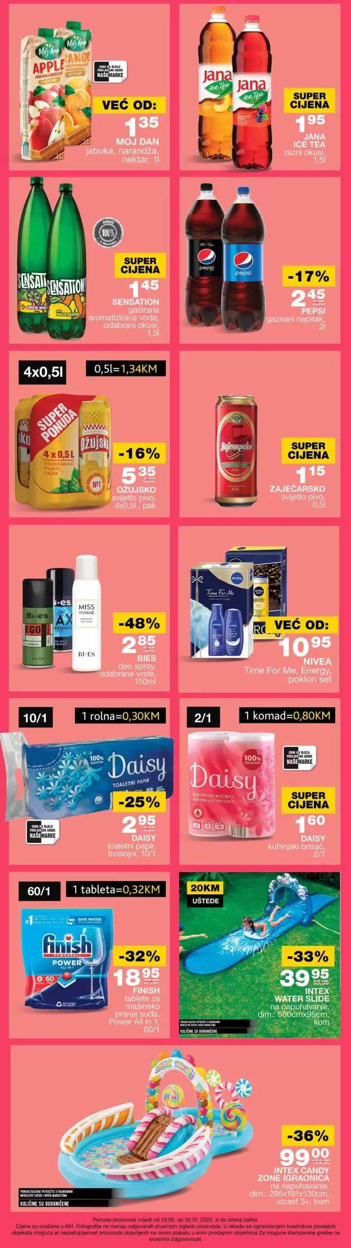 Mercator vikend akcija 29.6-2.7.2023.