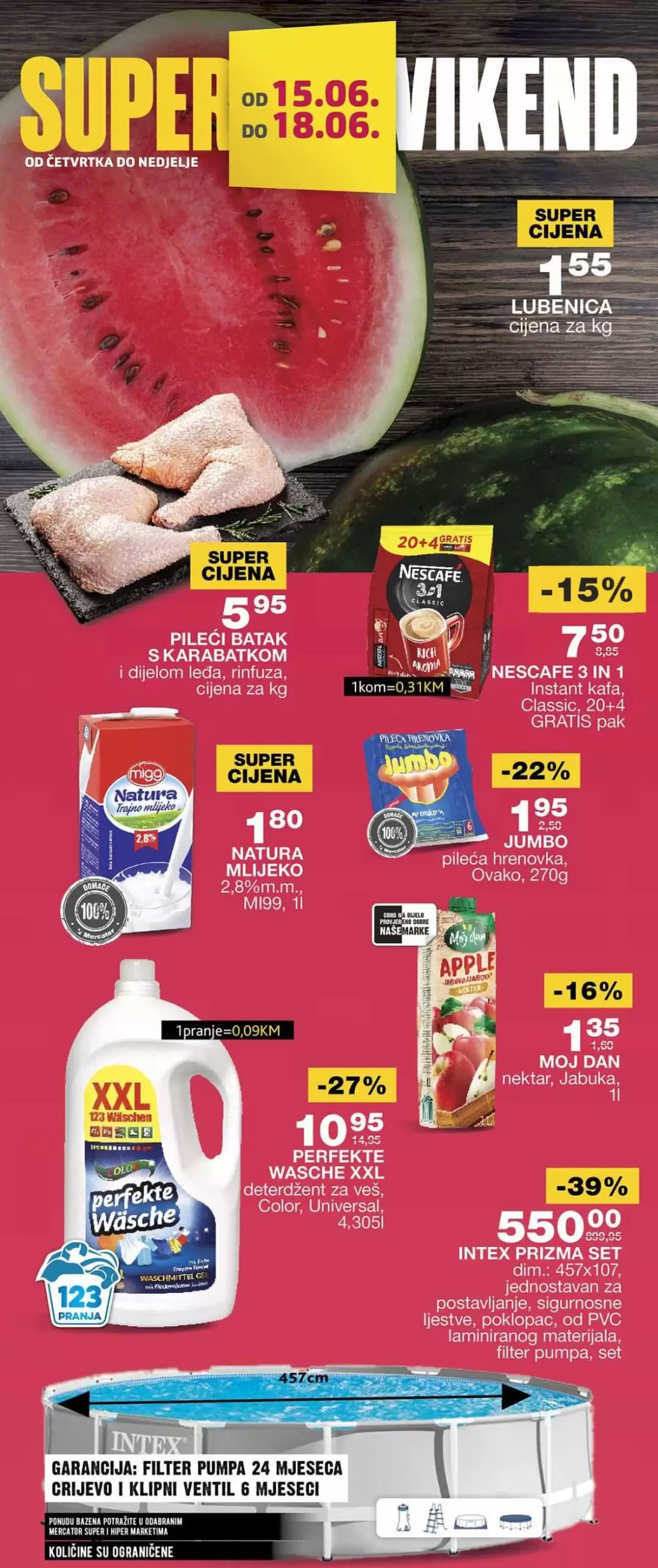 Mercator vikend akcija 15-18.6.2023. 