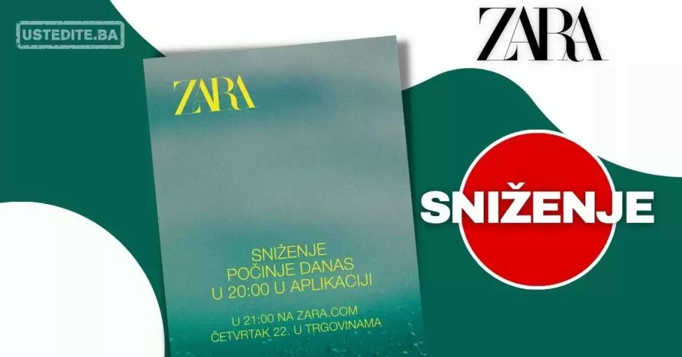 Počinje sniženje u ZARA prodavnicama!