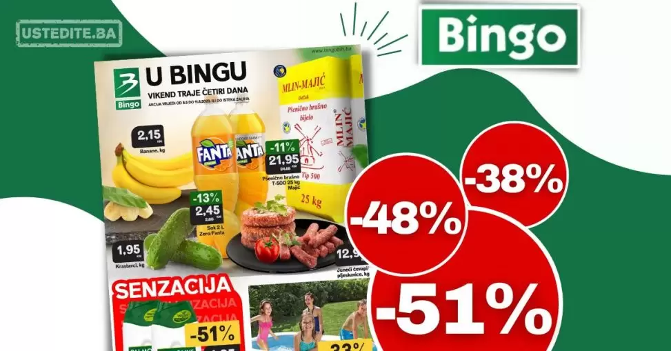 Bingo vikend akcija 8-11.6.2023.