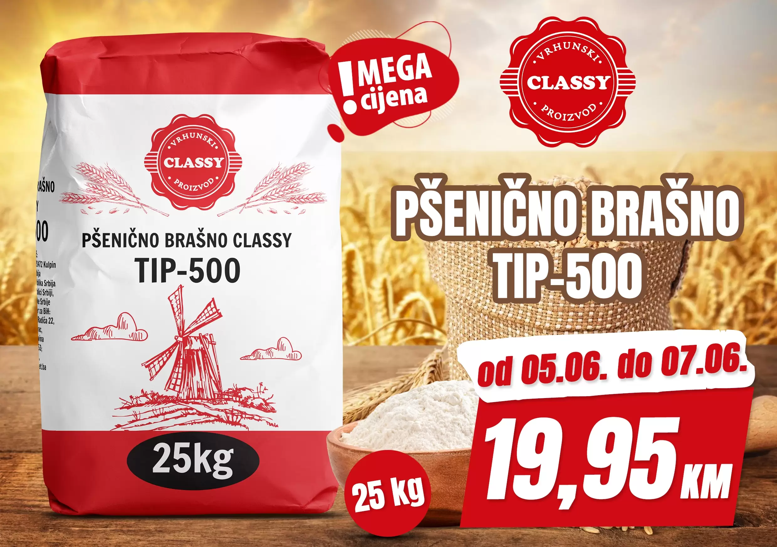 Mega Diskont BRAŠNO AKCIJA 5-7.6.2023.