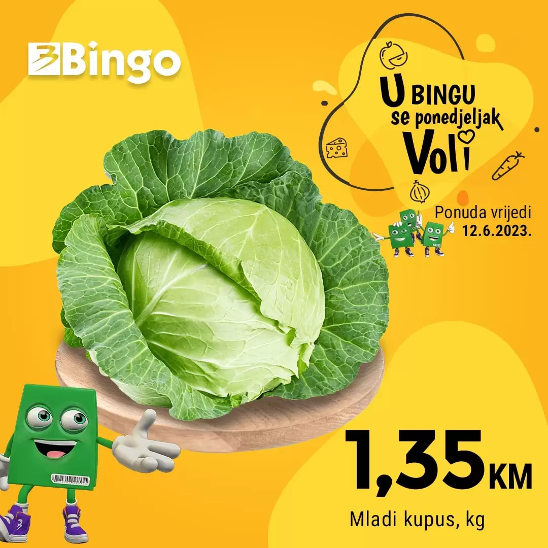 Bingo CIJENA DANA 12.6.2023. 