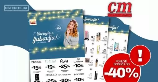 cm SNIŽENJE do 40% ⇢Darujte s ljubavlju 24.-28.6.2023