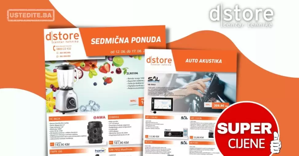 Dstore SEDMIČNA PONUDA 12-17.06.2023.