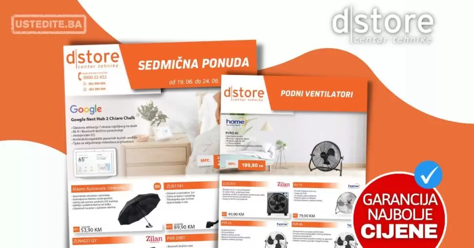 Dstore CENTAR TEHNIKE SEDMICNA PONUDA 19-24.06.23.
