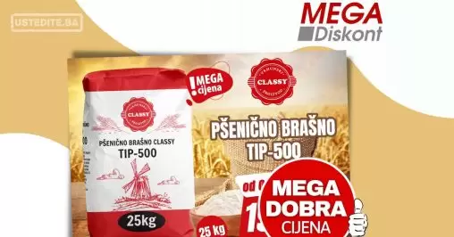 Mega Diskont BRAŠNO AKCIJA 5-7.6.2023.