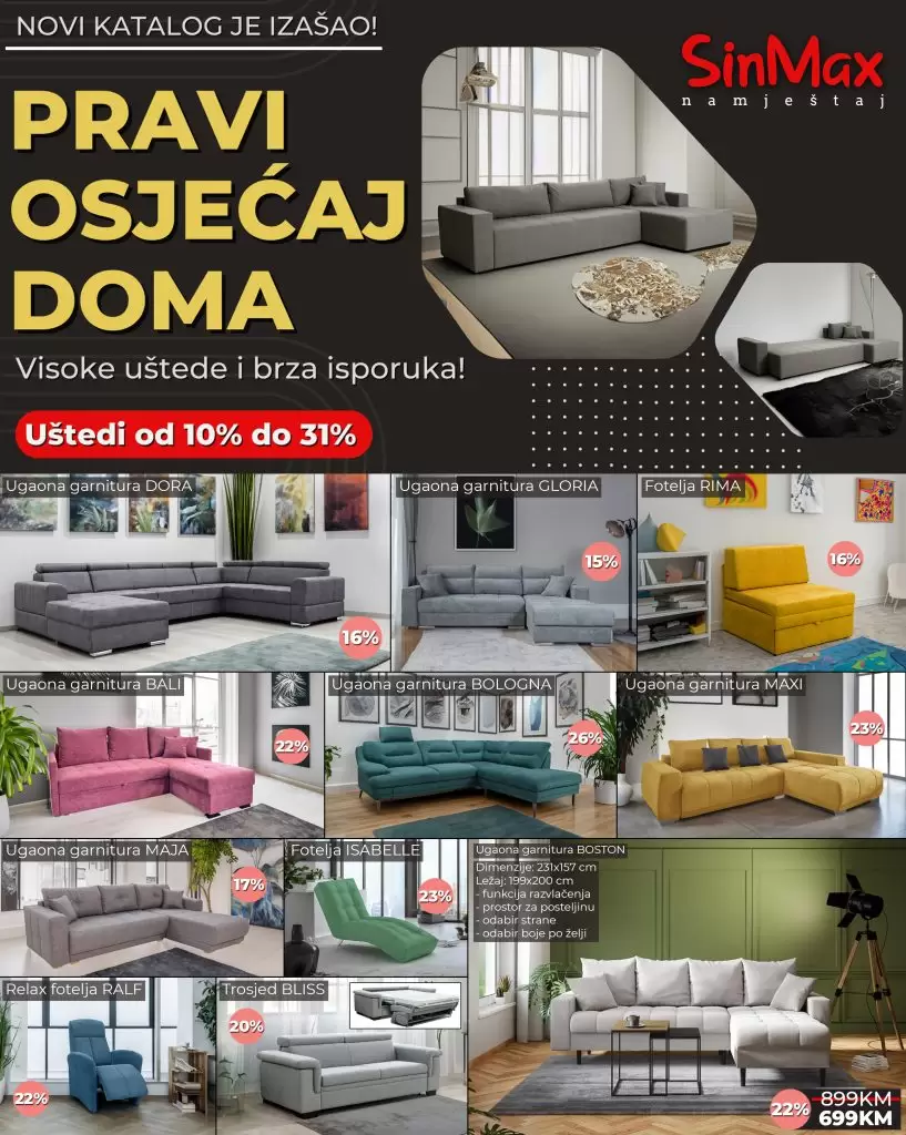 Sinamx namještaj katalog