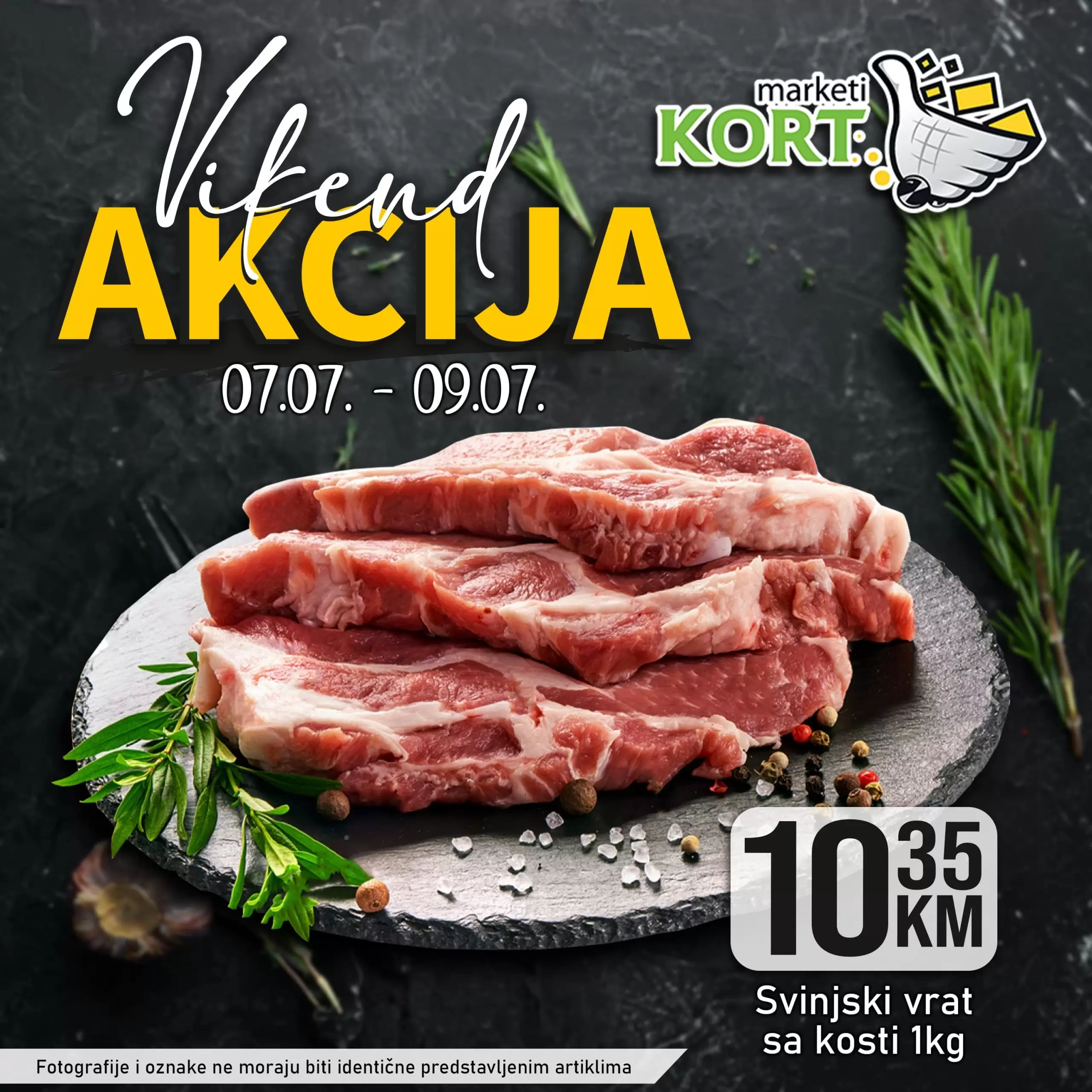 Kort vikend akcija 7-9.7.2023.