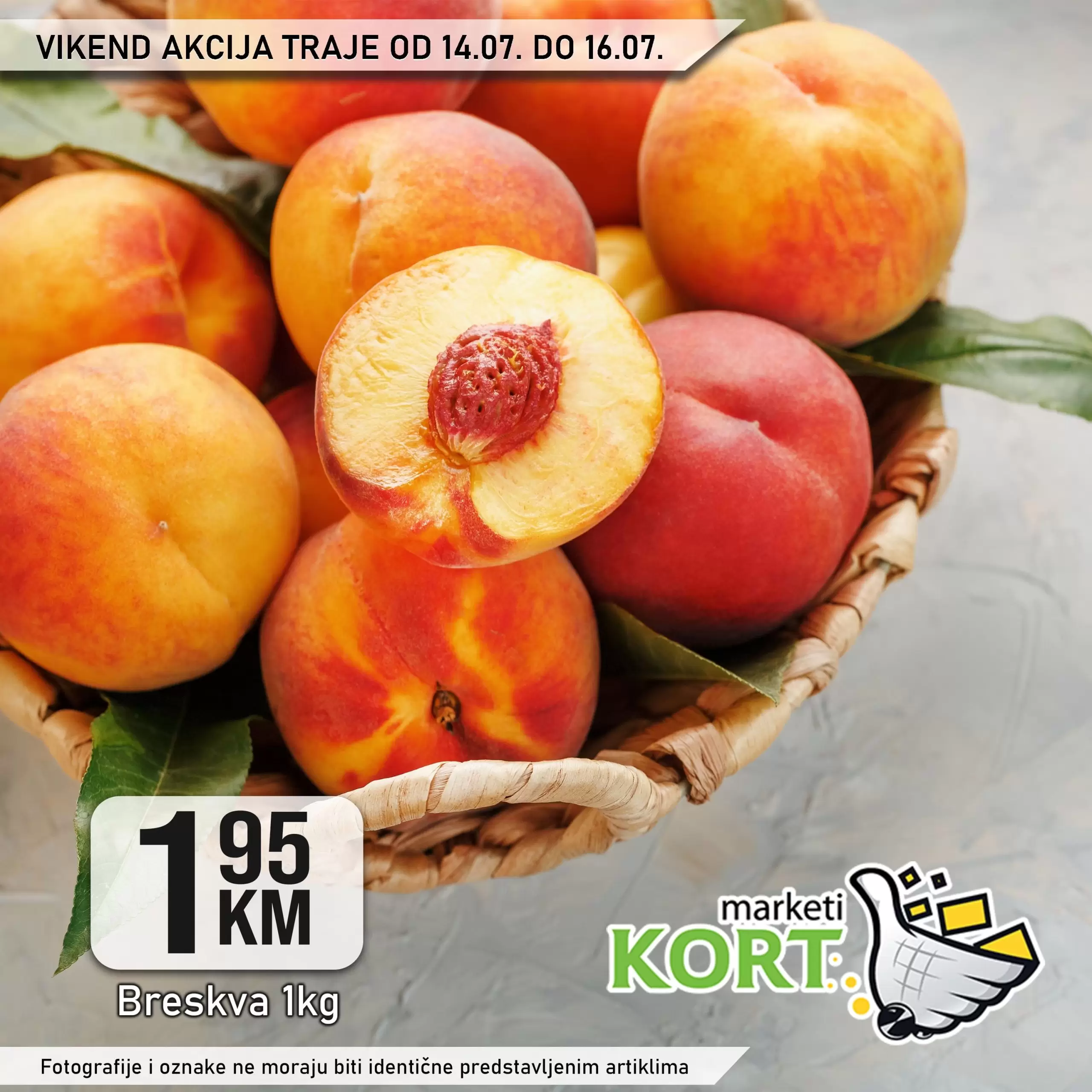 Kort vikend akcija 14-16.7.2023.