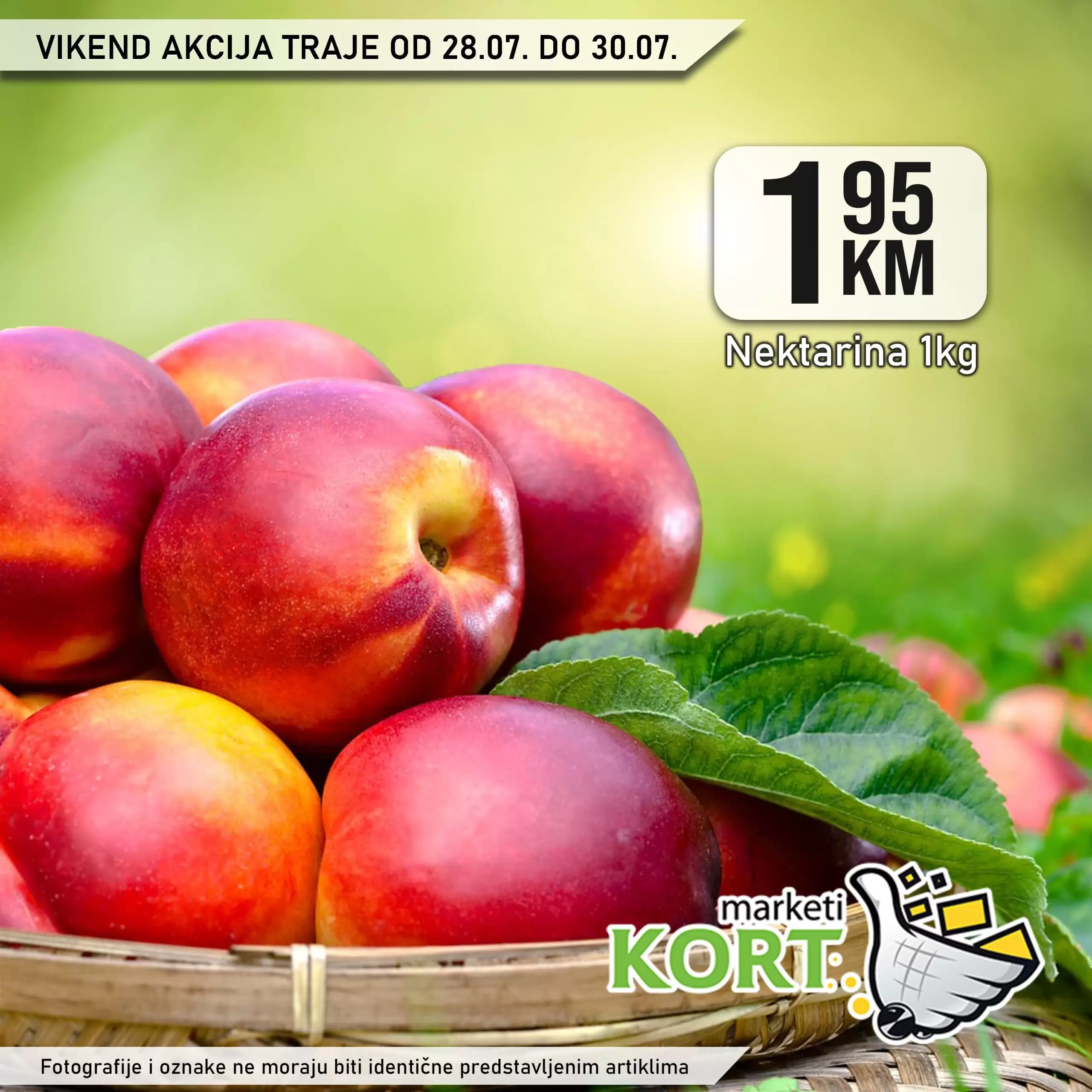 Kort vikend akcija 28-30.7.2023. 