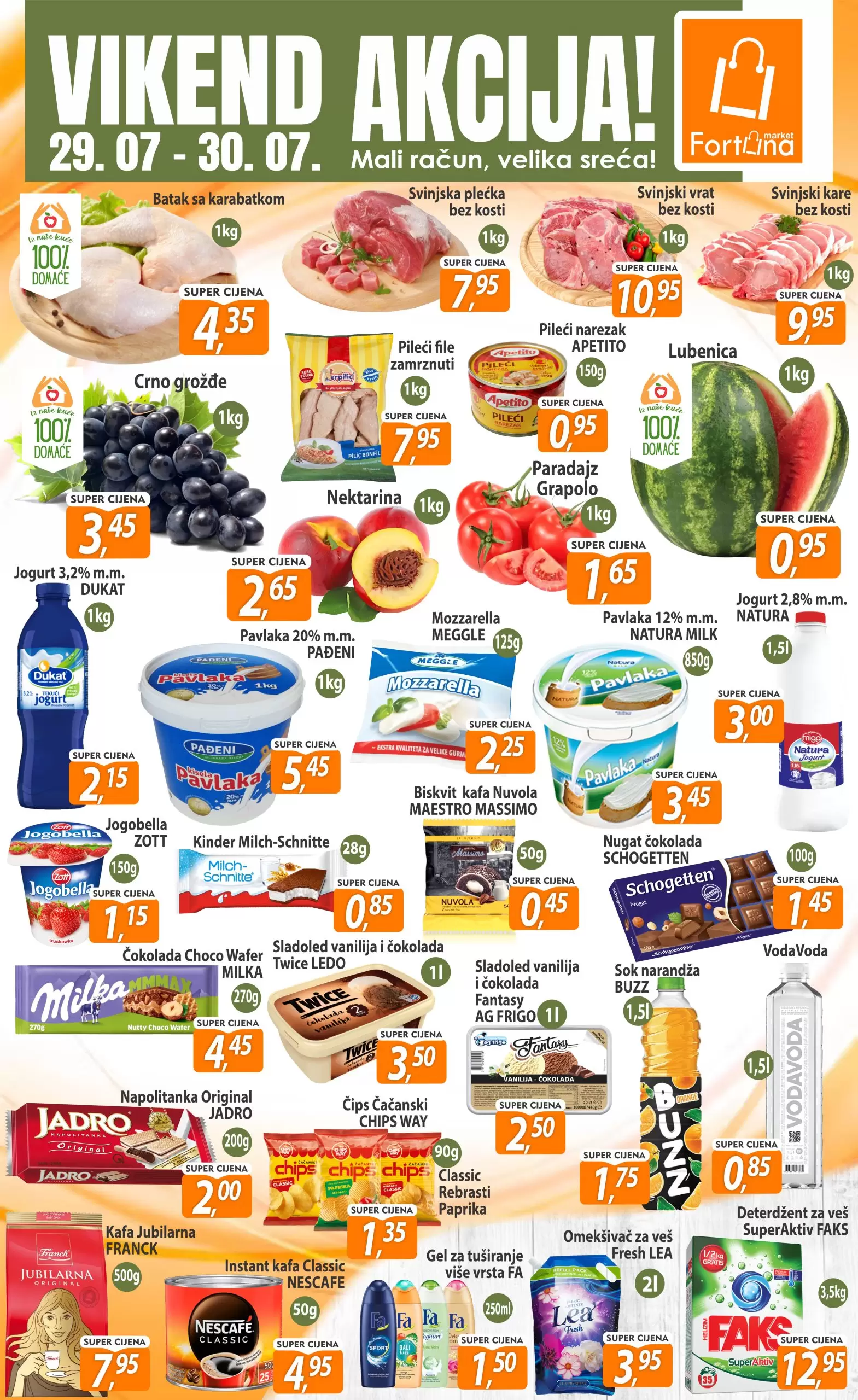 Fortuna vikend akcija