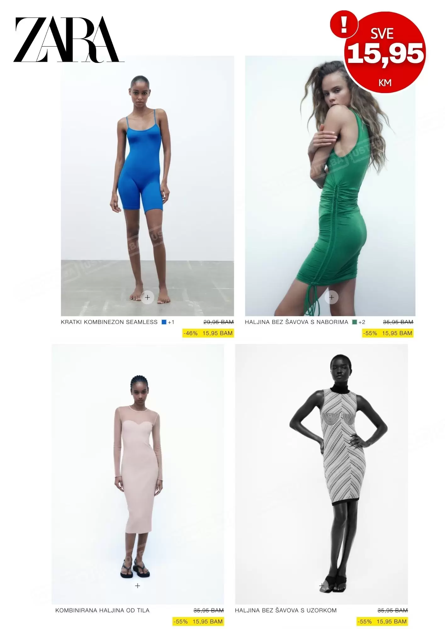 Zara SNIŽENE - SVE 15,95 KM