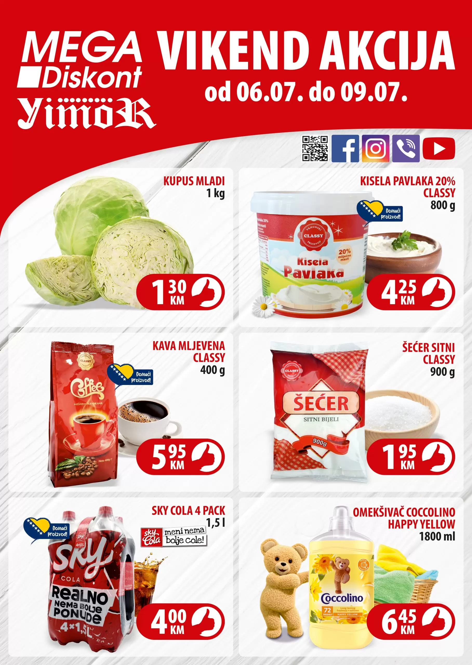 Mega Diskont vikend akcija 6-9.7.2023.