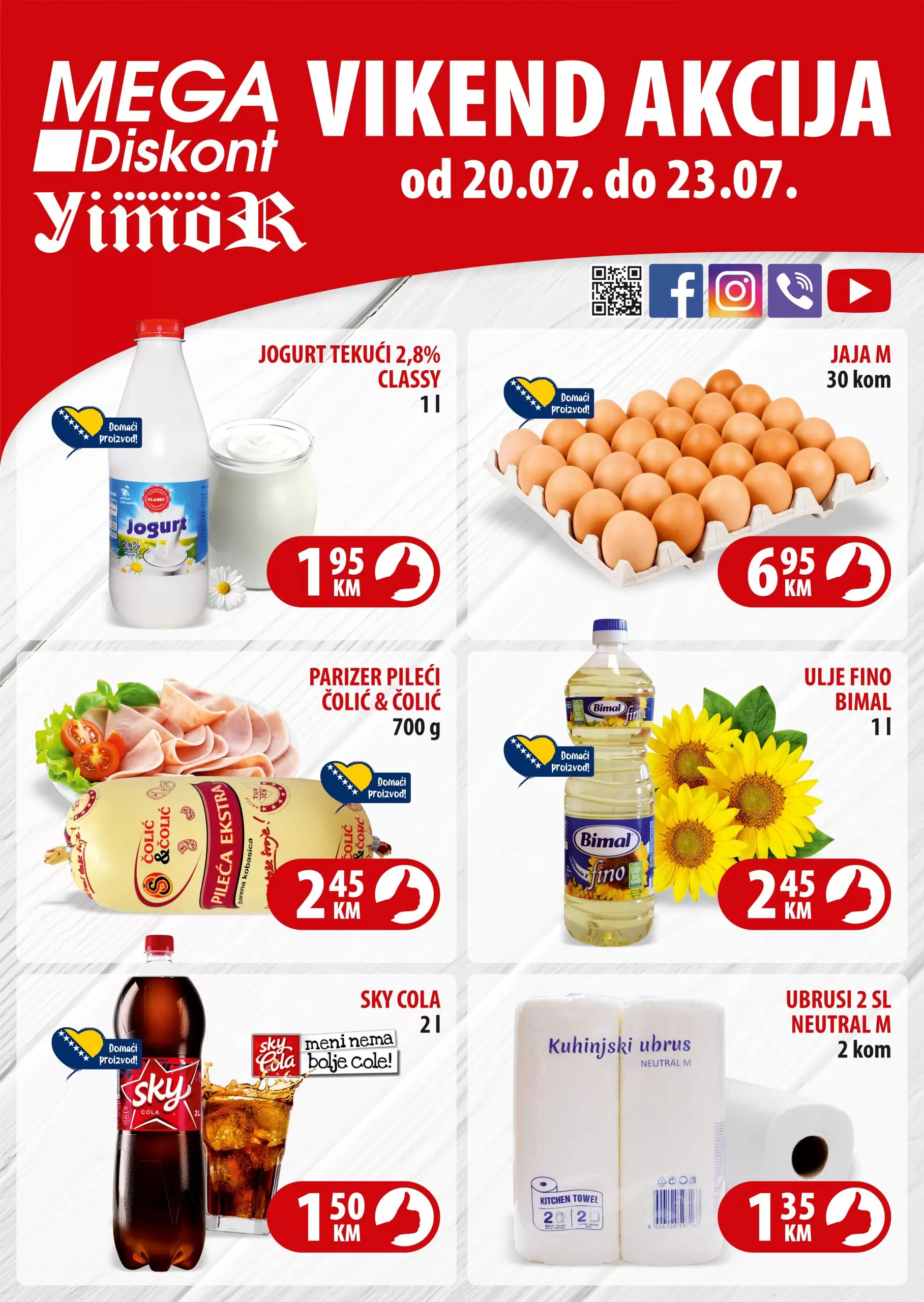 Mega Diskont vikend akcija 20-23.7.2023. 