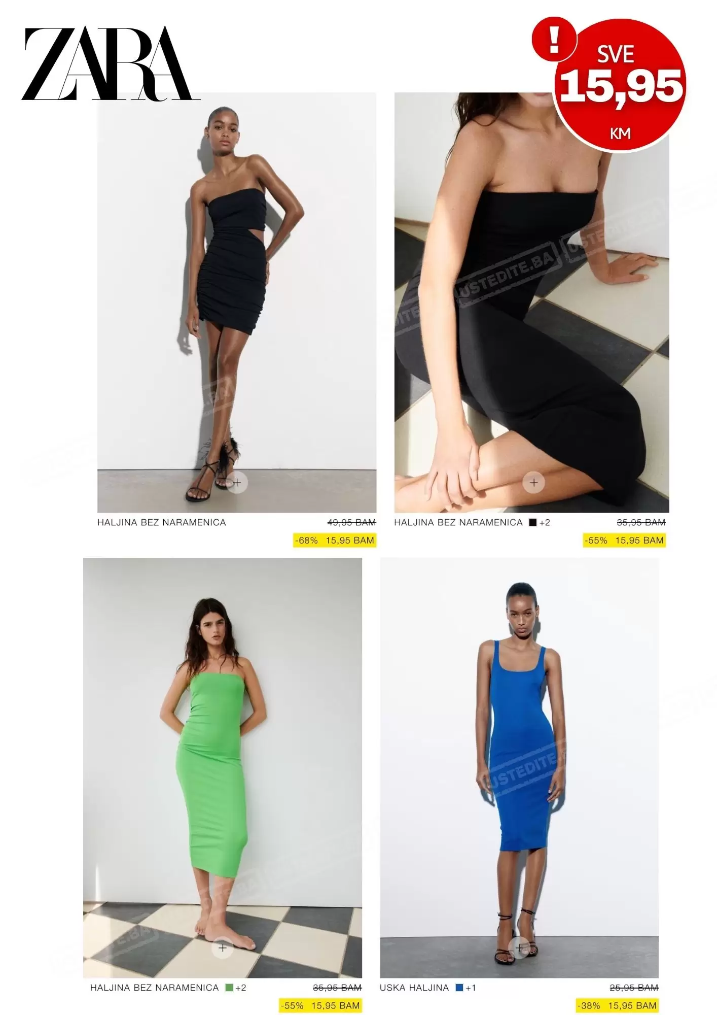 Zara SNIŽENE - SVE 15,95 KM