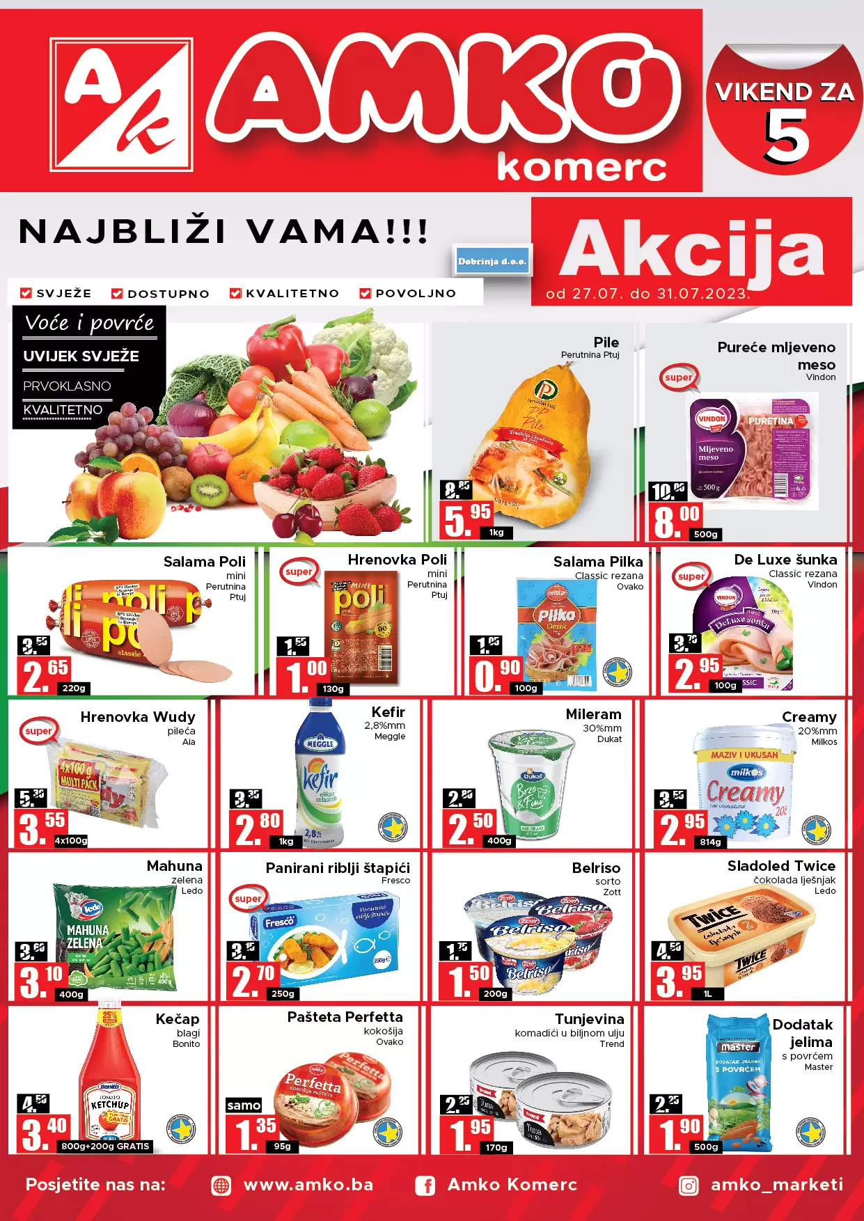 Amko vikend akcija 27-31.7.2023.
