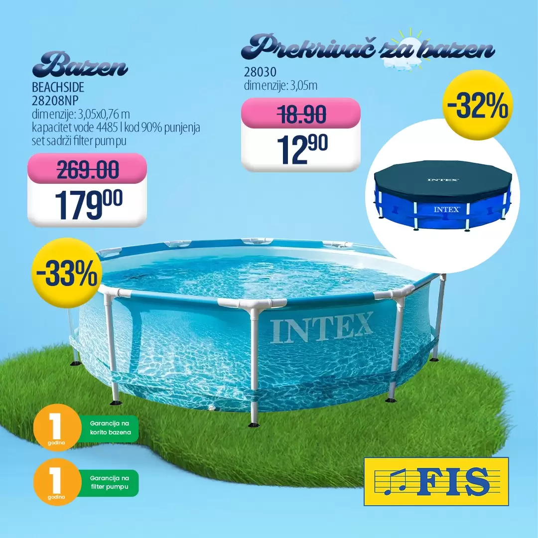 Fis bazeni - akcijske cijene