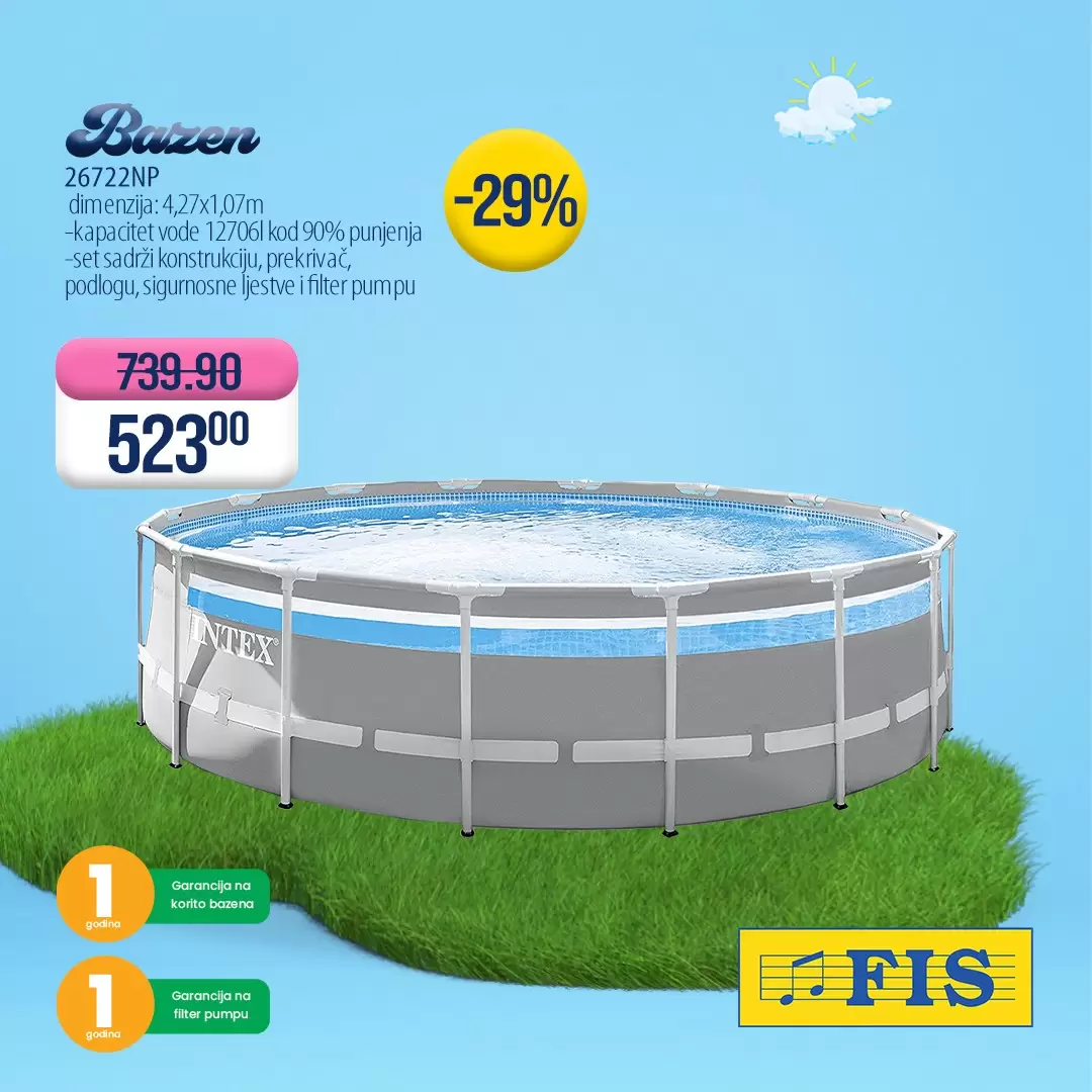 Fis bazeni - akcijske cijene