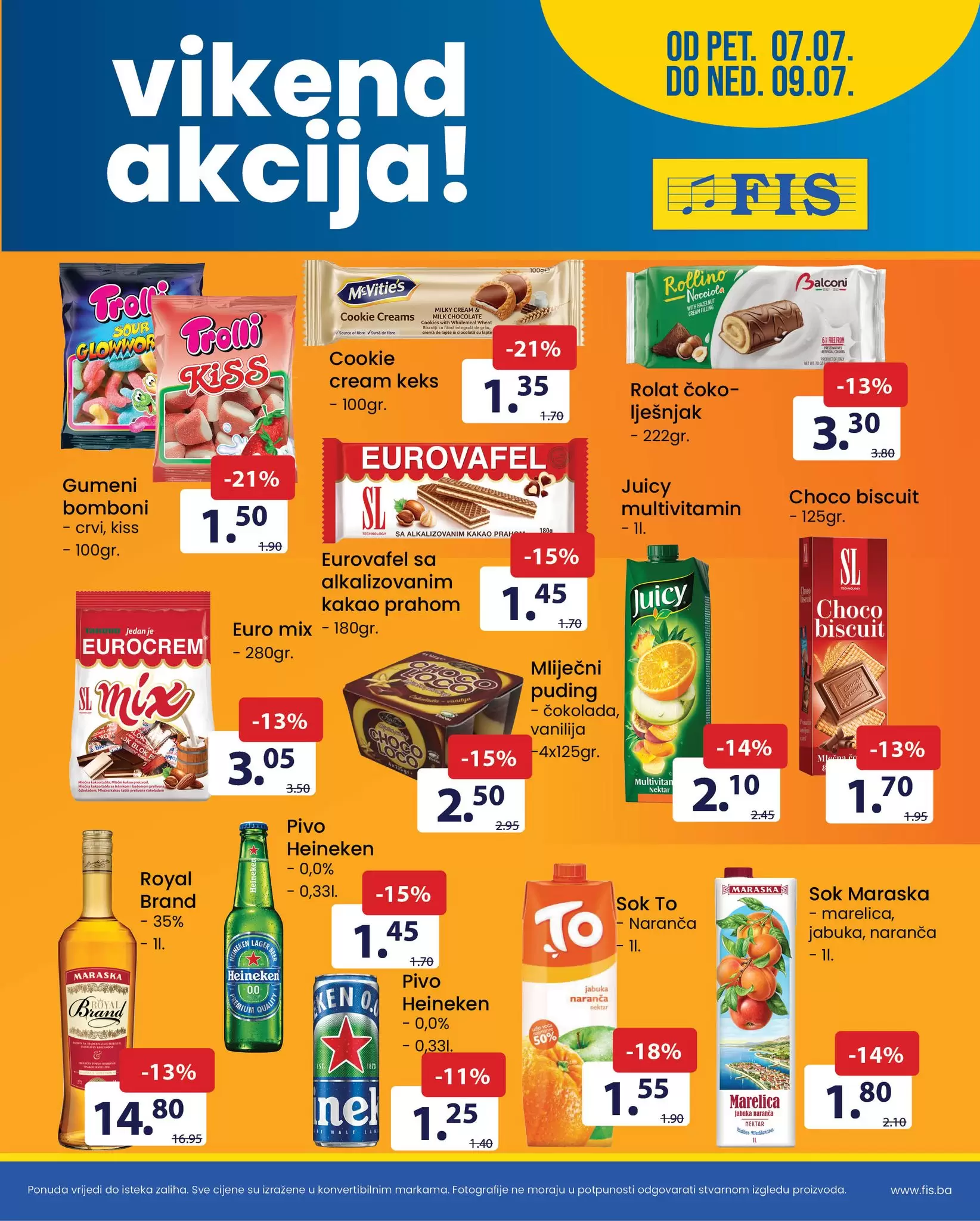 Fis vikend akcija 7-9.7.2023.