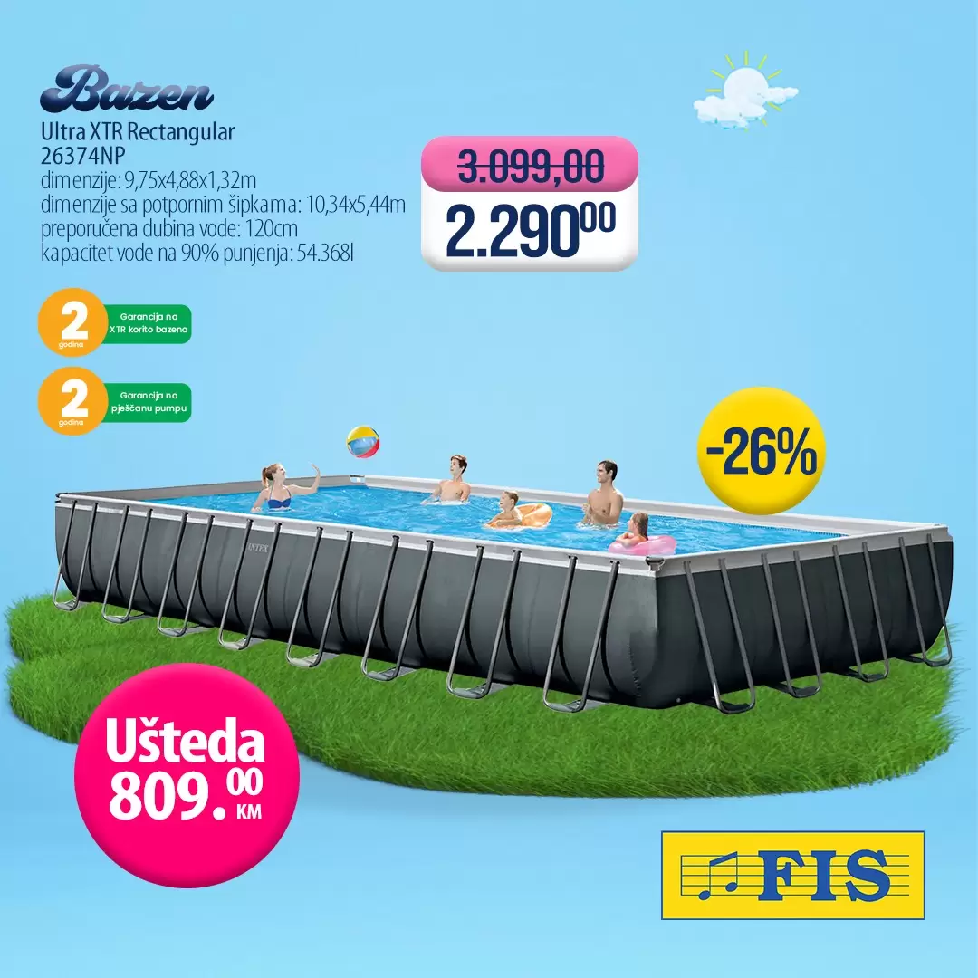 Fis bazeni - akcijske cijene