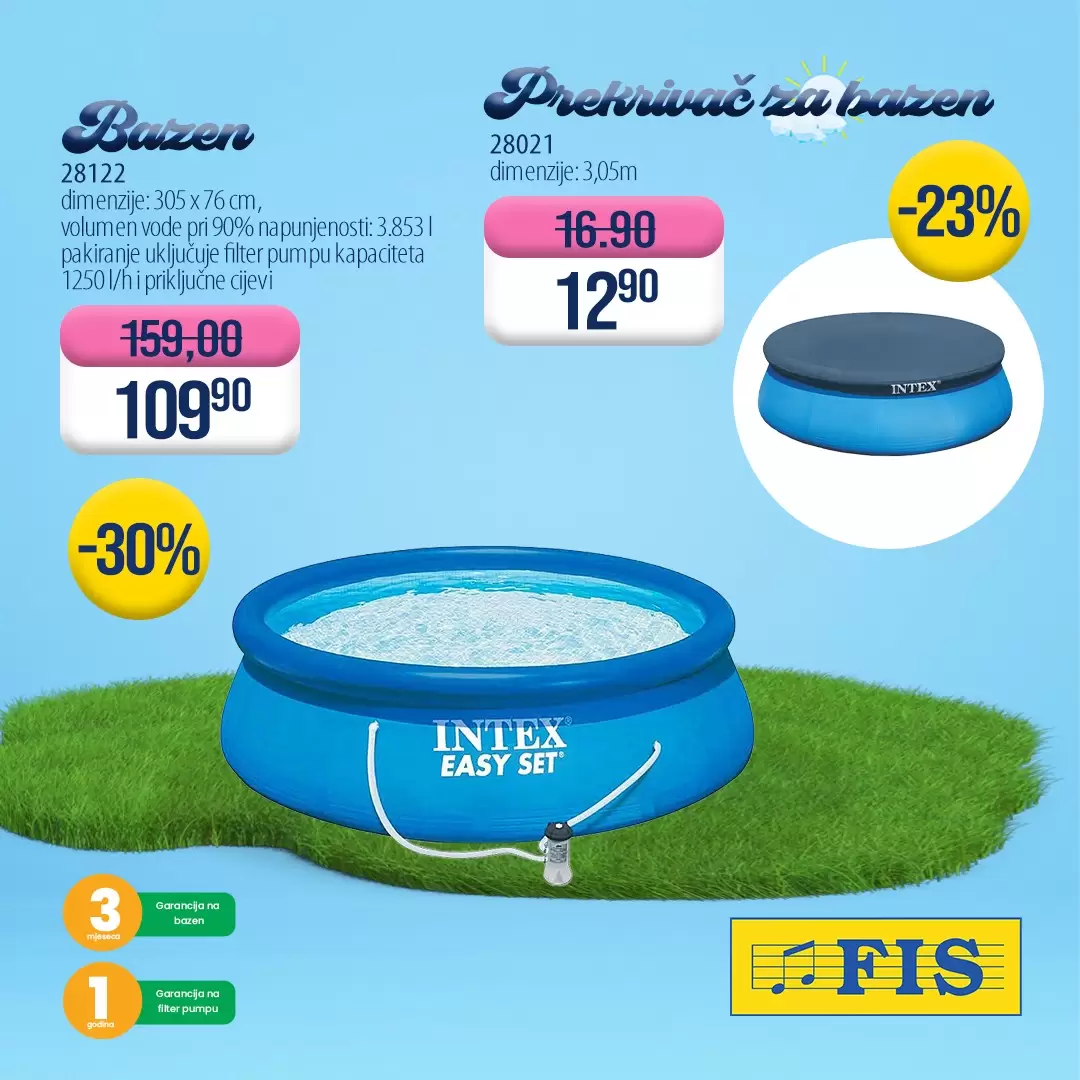 Fis bazeni - akcijske cijene