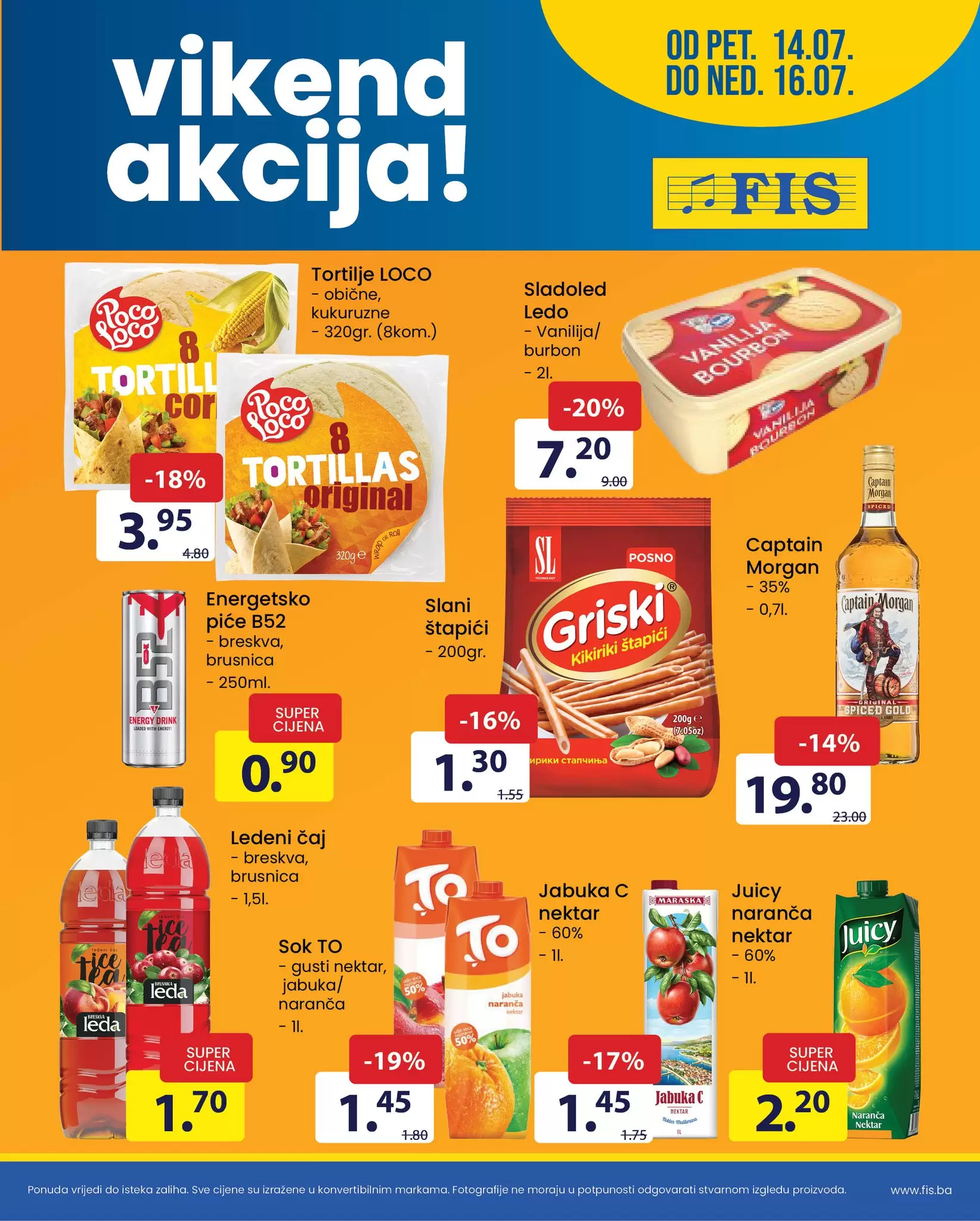Fis vikend akcija 14-16.7.2023.