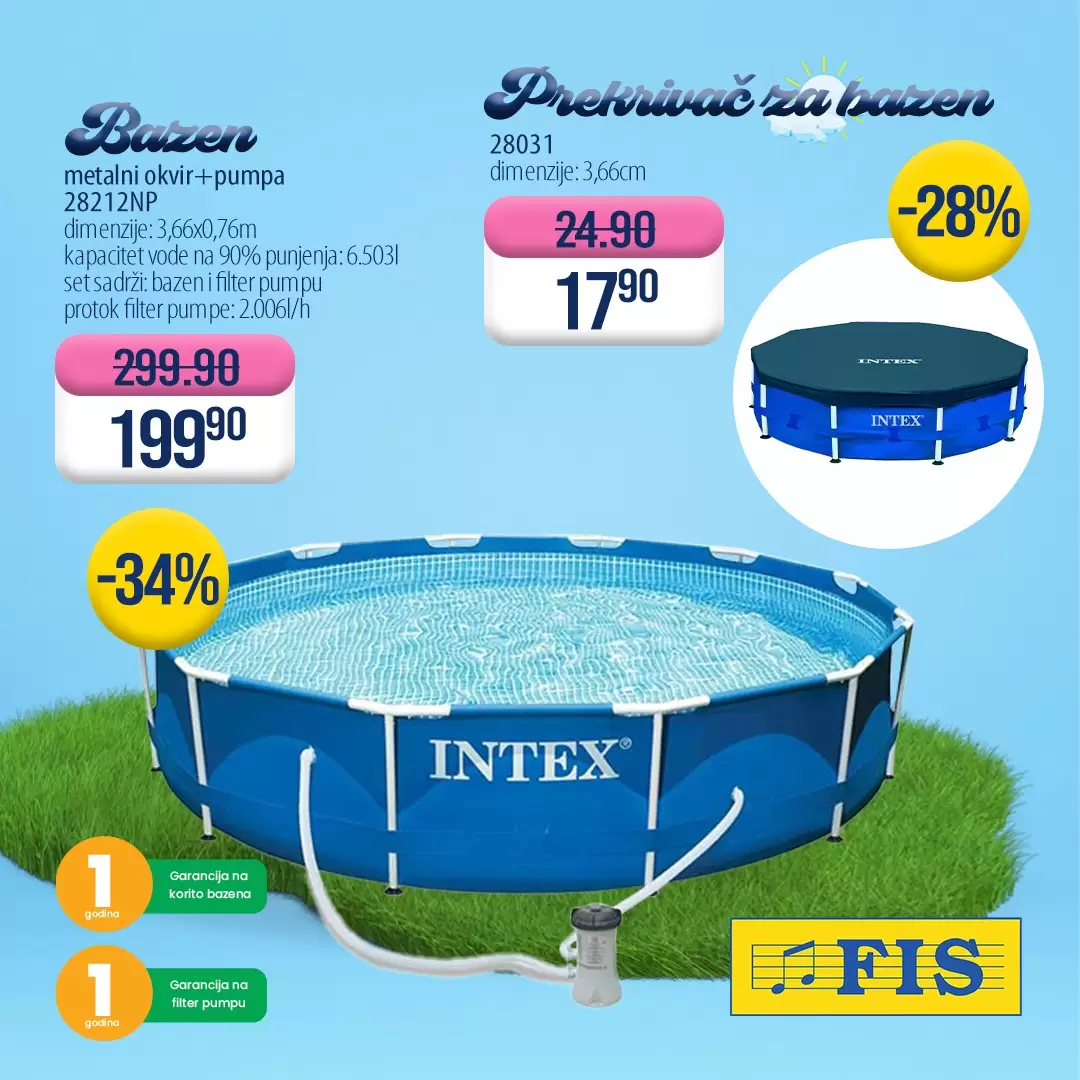 Fis bazeni - akcijske cijene