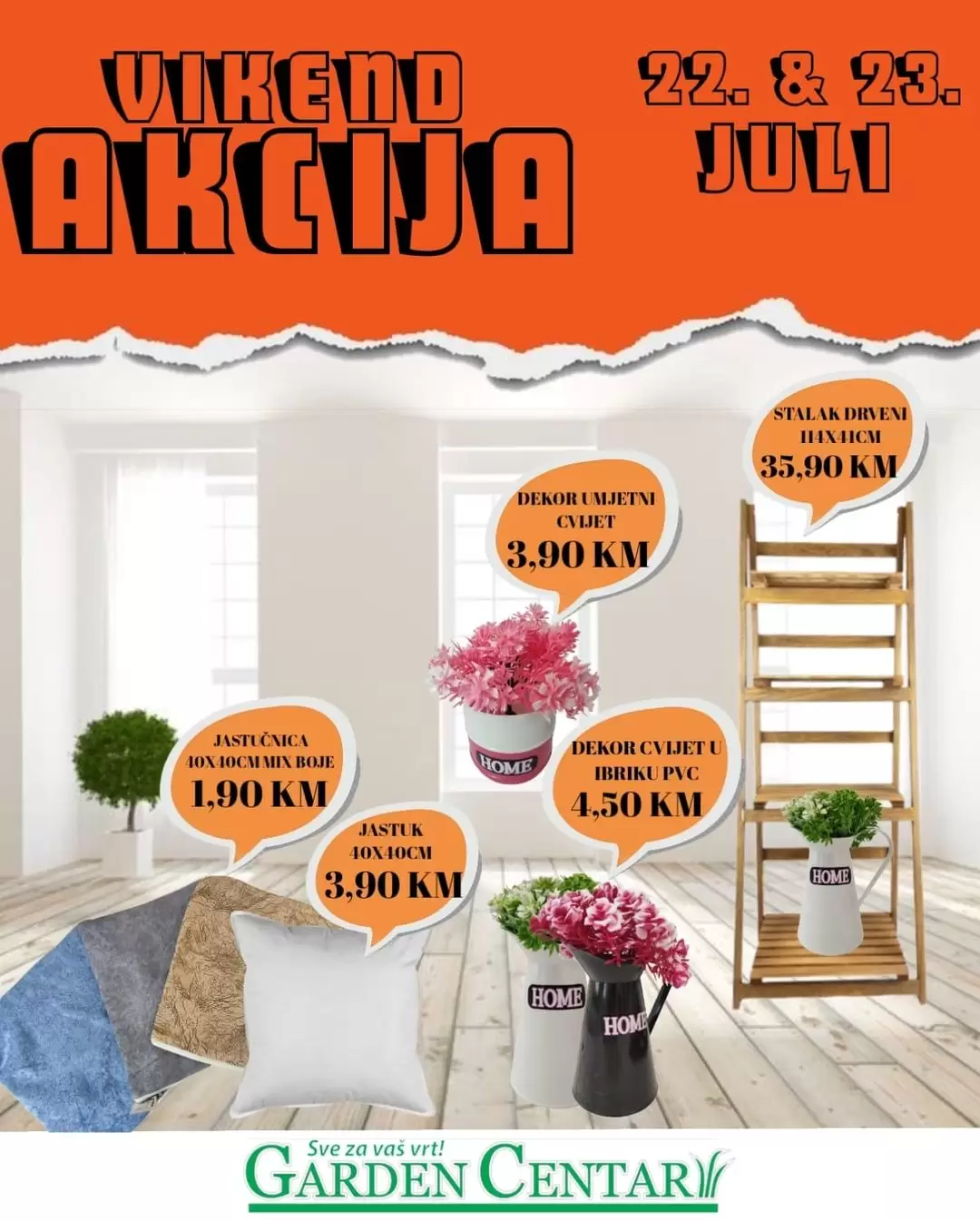 Garden Centar vikend akcija 22-23.7.2023.