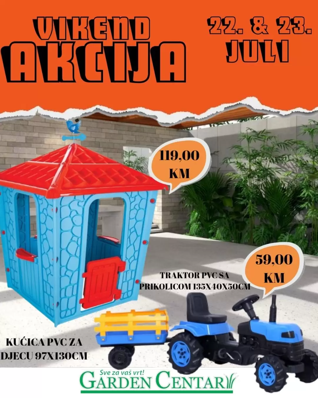 Garden Centar vikend akcija 22-23.7.2023.