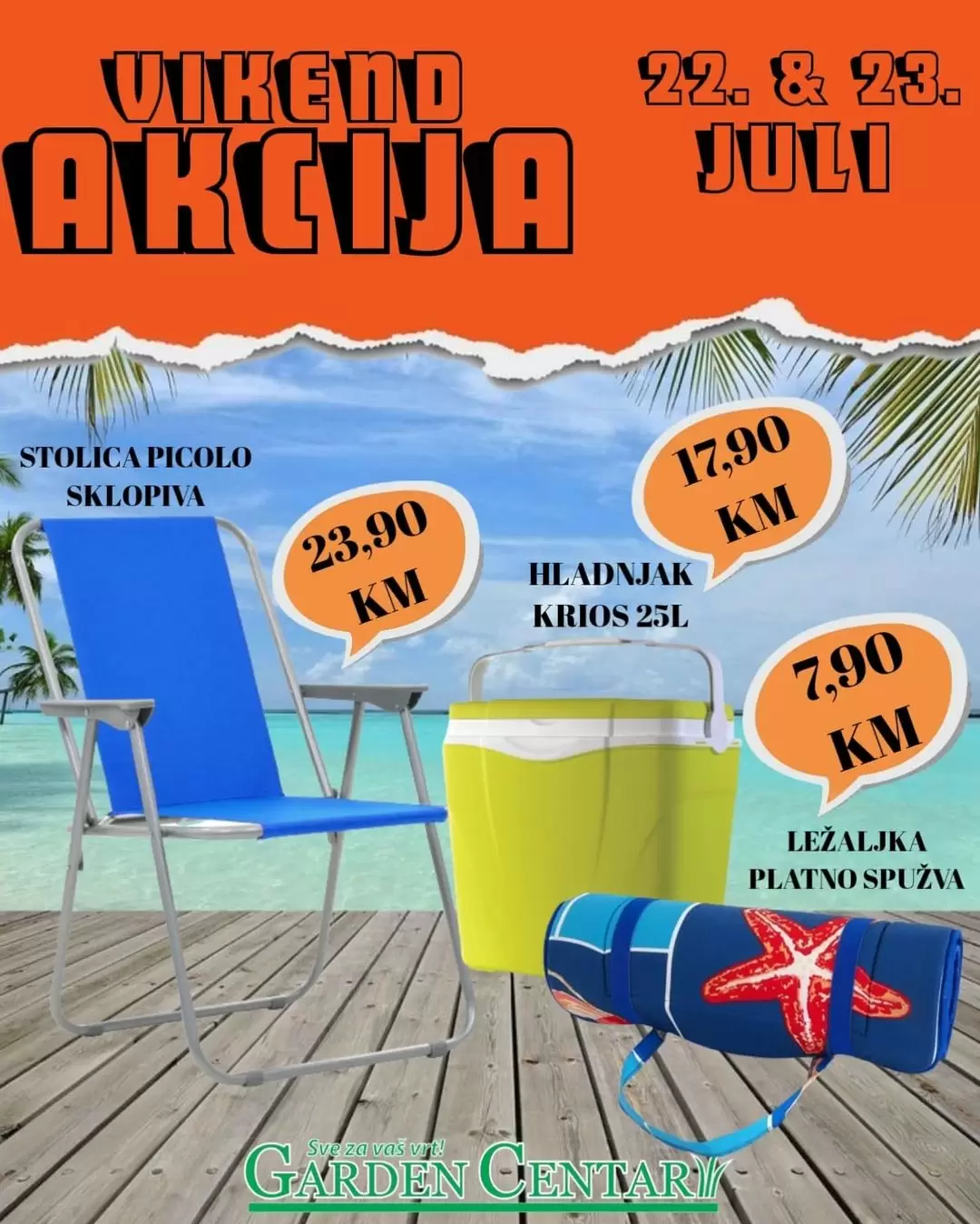 Garden Centar vikend akcija 22-23.7.2023.