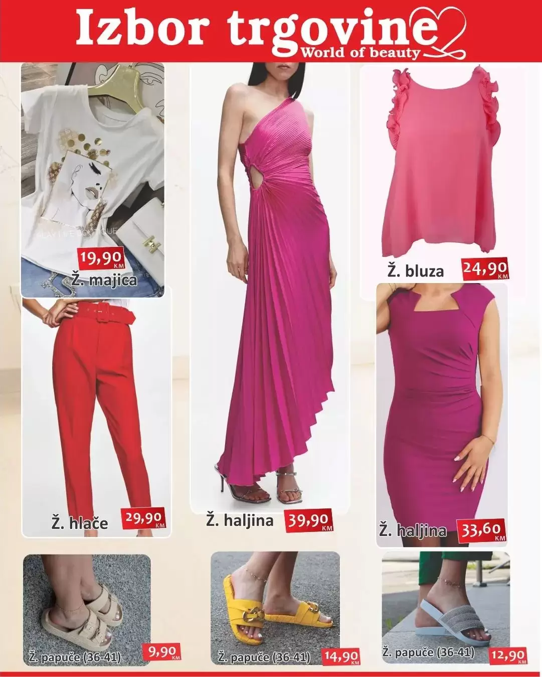 Izbor trgovine SNIŽENJE LJETNE KONFEKCIJE