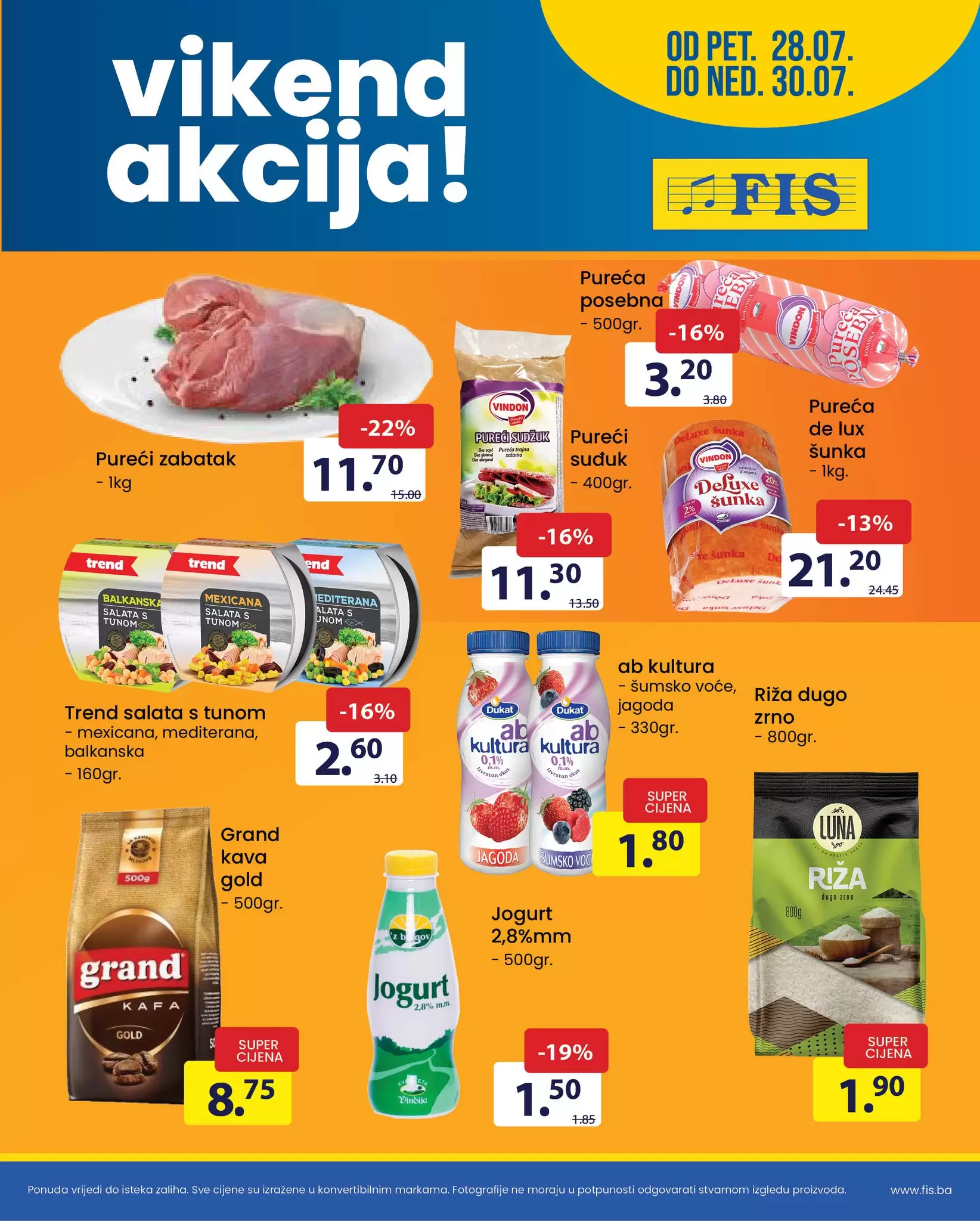 Fis vikend akcija 28-30.7.2023.