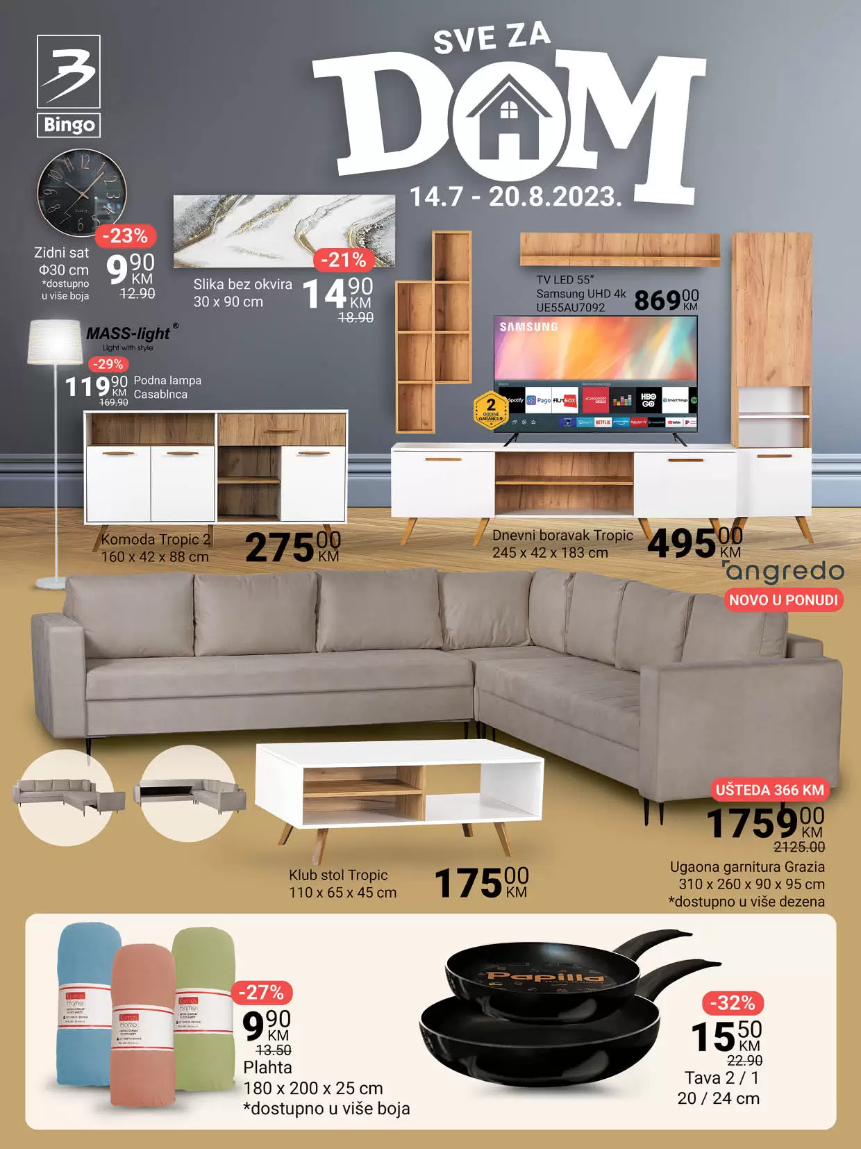 Bingo NAMJEŠTAJ 14.7-20.8.2023.