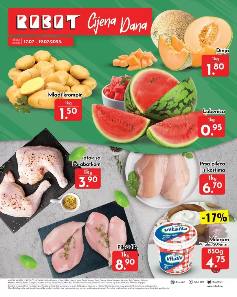 Robot akcija za početak sedmice 17-19.7.2023.