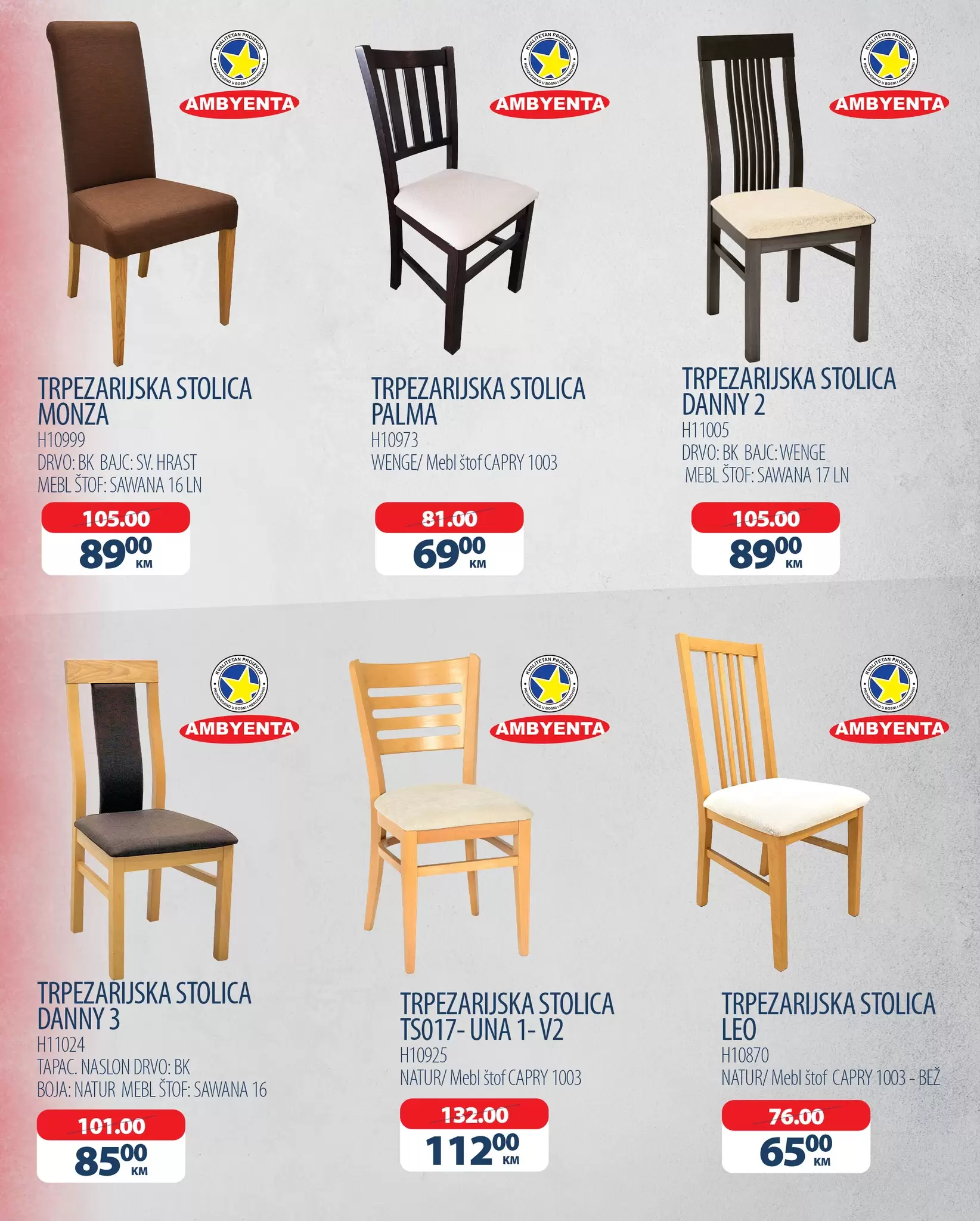 Fis i Ambyenta namještaj SNIŽENJE