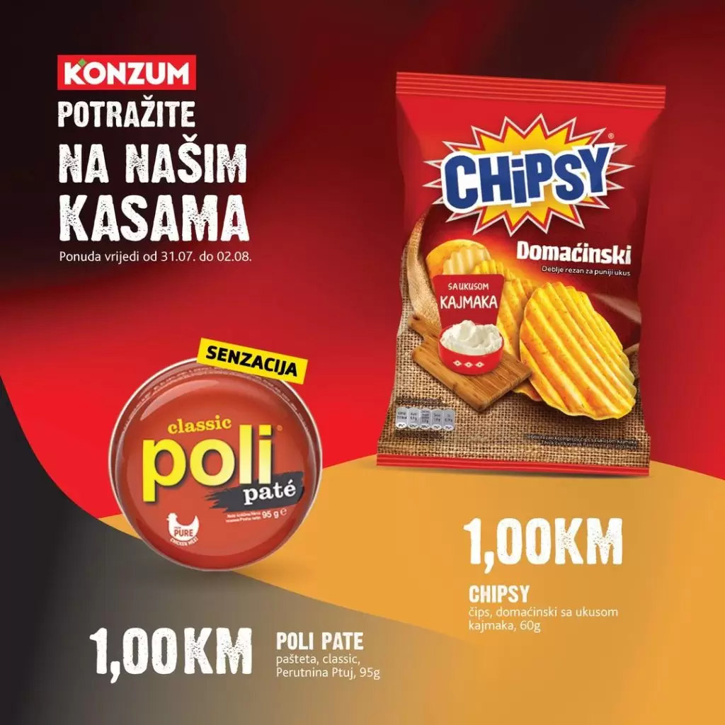 Konzum AKCIJA NA KASAMA