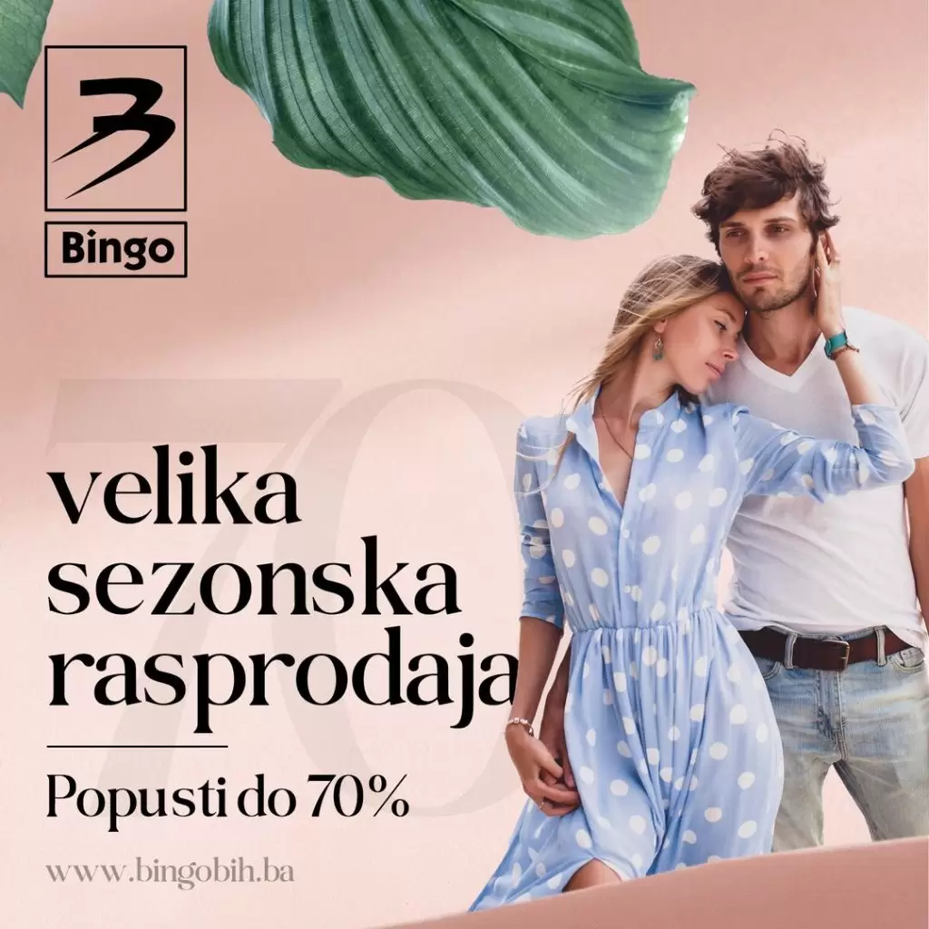 Bingo VELIKA SEZONSKA RASPRODAJA do 70%