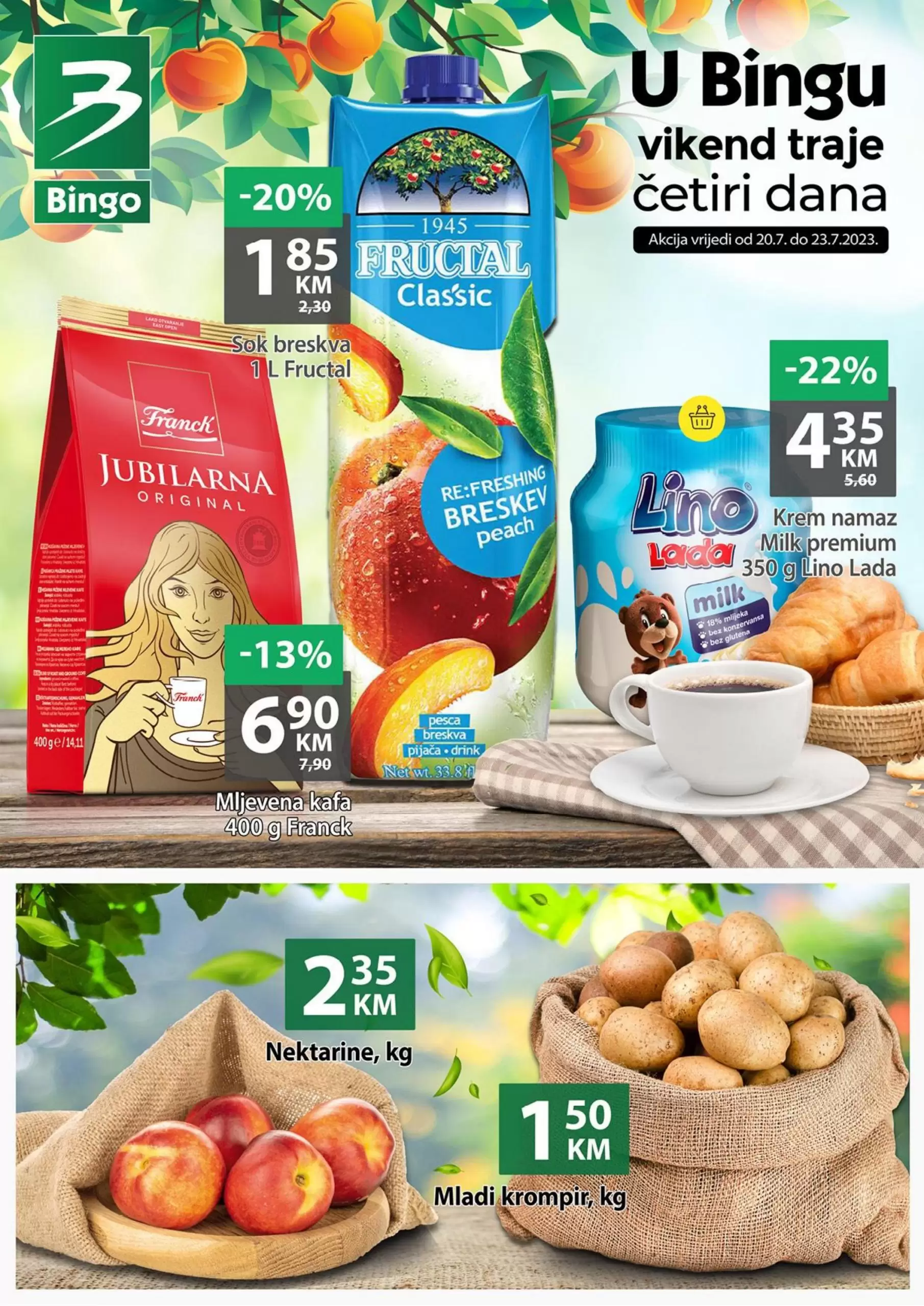 Bingo vikend akcija 20-23.7.2023. 