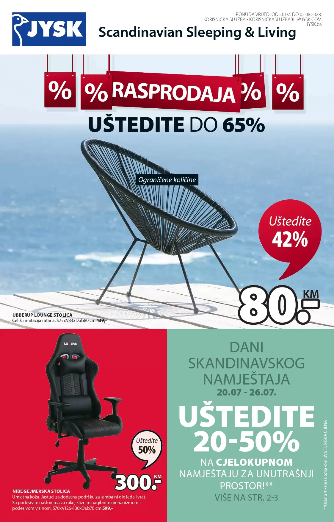 Jysk katalog 20.7-2.8.2023.