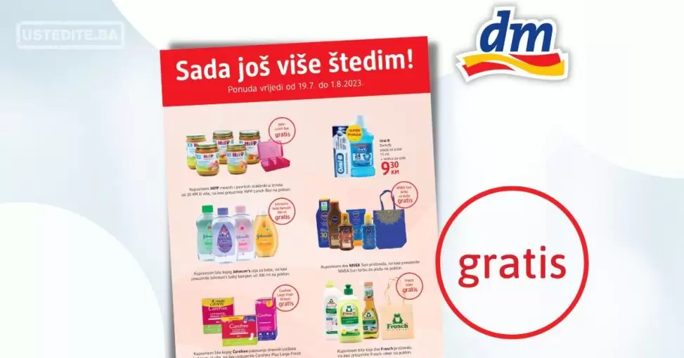 dm SUPER PONUDA SA GRATISOM!
