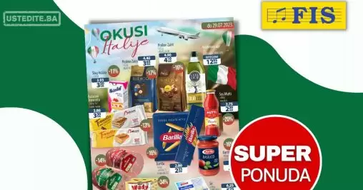 Fis katalog OKUSI ITALIJE - akcija do 29.7.2023.