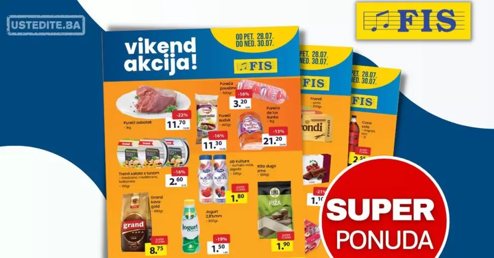 Fis vikend akcija 28-30.7.2023.