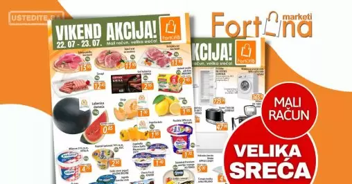 Fortuna vikend akcija 22-23.7.2023.