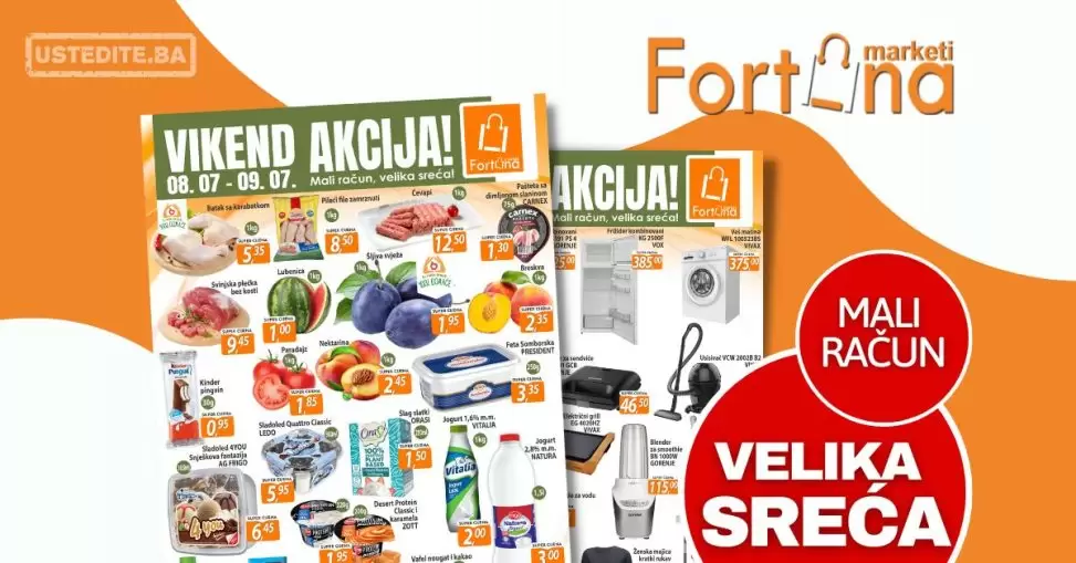 Fortuna vikend akcija 8-9.7.2023.