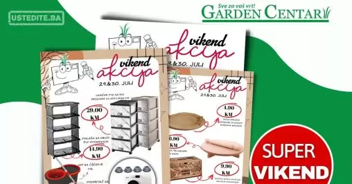 Garden Centar vikend akcija 29-30.7.2023.