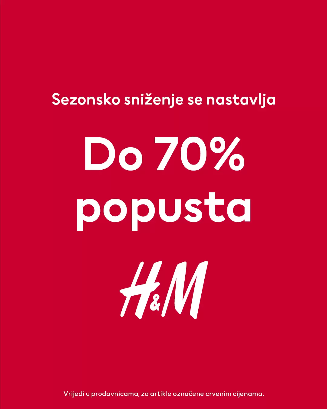 H&M SEZONSKO SNIŽENJE do 70%