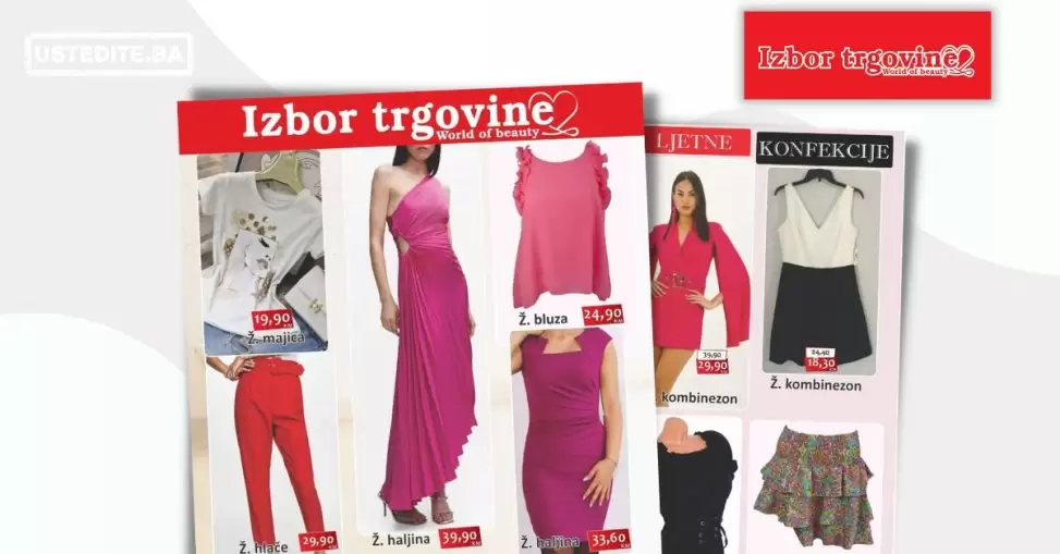 Izbor trgovine SNIŽENJE LJETNE KONFEKCIJE