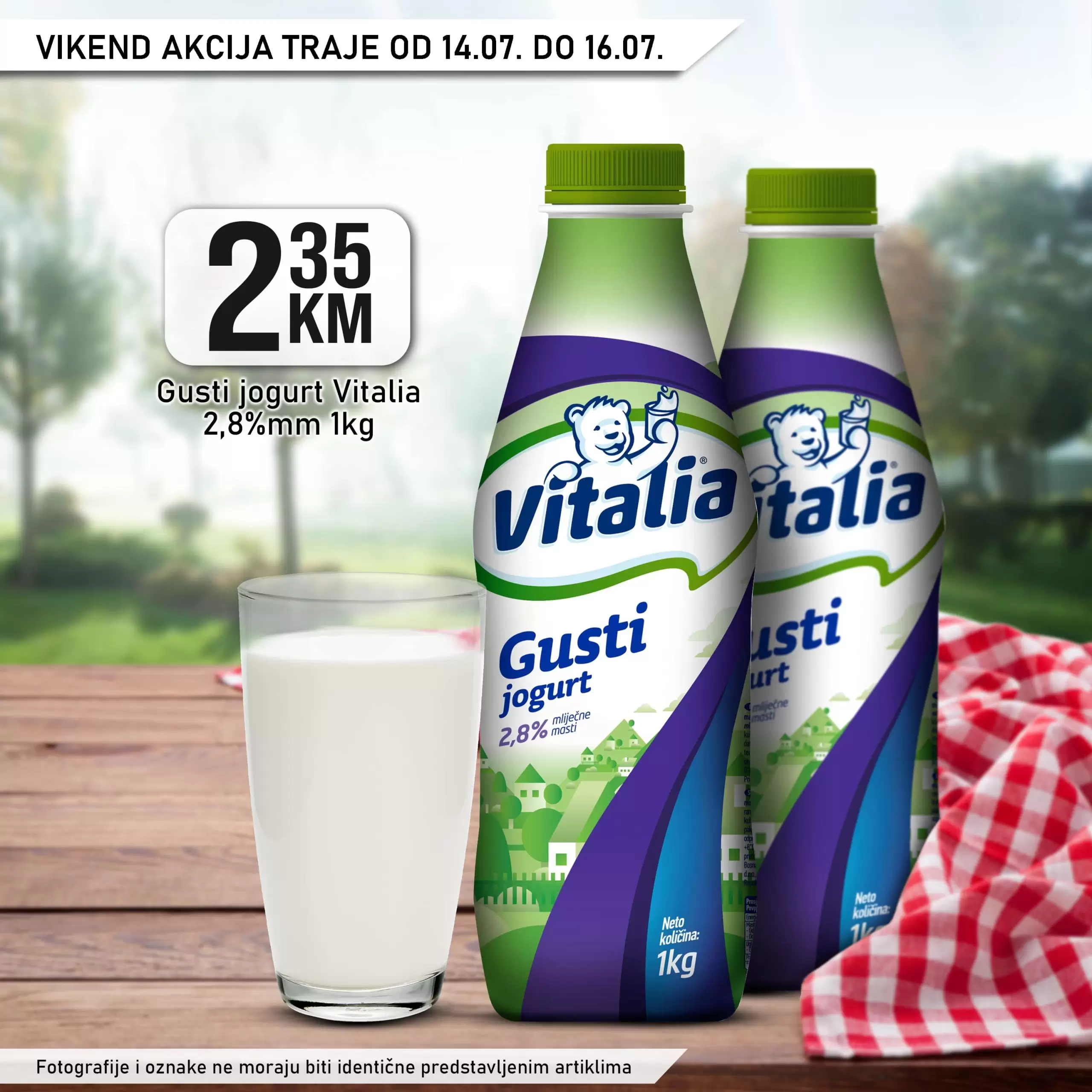 Kort vikend akcija 14-16.7.2023.