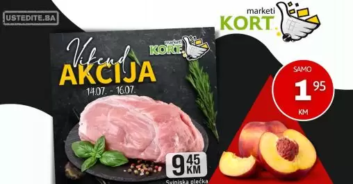 Kort vikend akcija 14-16.7.2023.