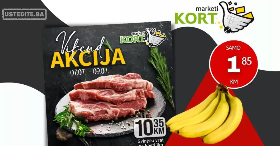 Kort vikend akcija 7-9.7.2023.